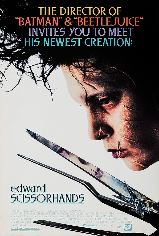 دانلود فیلم Edward Scissorhands 1990 ادوارد دست‌قیچی